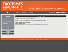 Tablet Screenshot of exotismesclubfidelity.com
